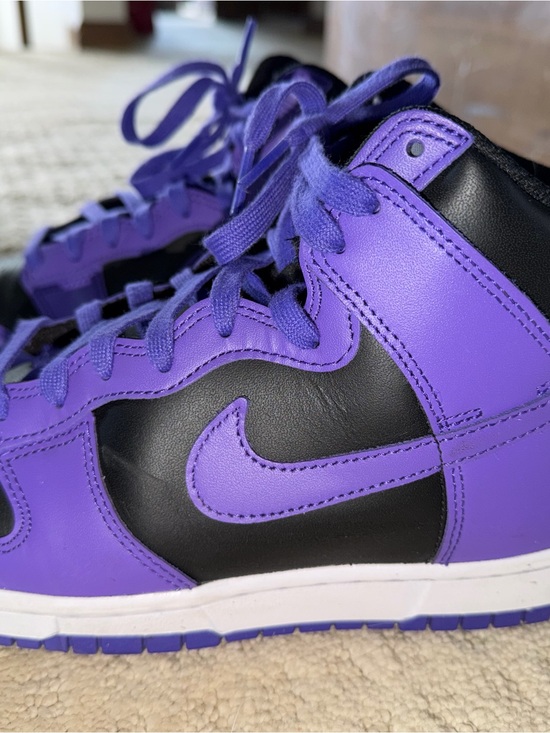 Nike Shoes - Nike High-Top Sneakers in Purple and Black